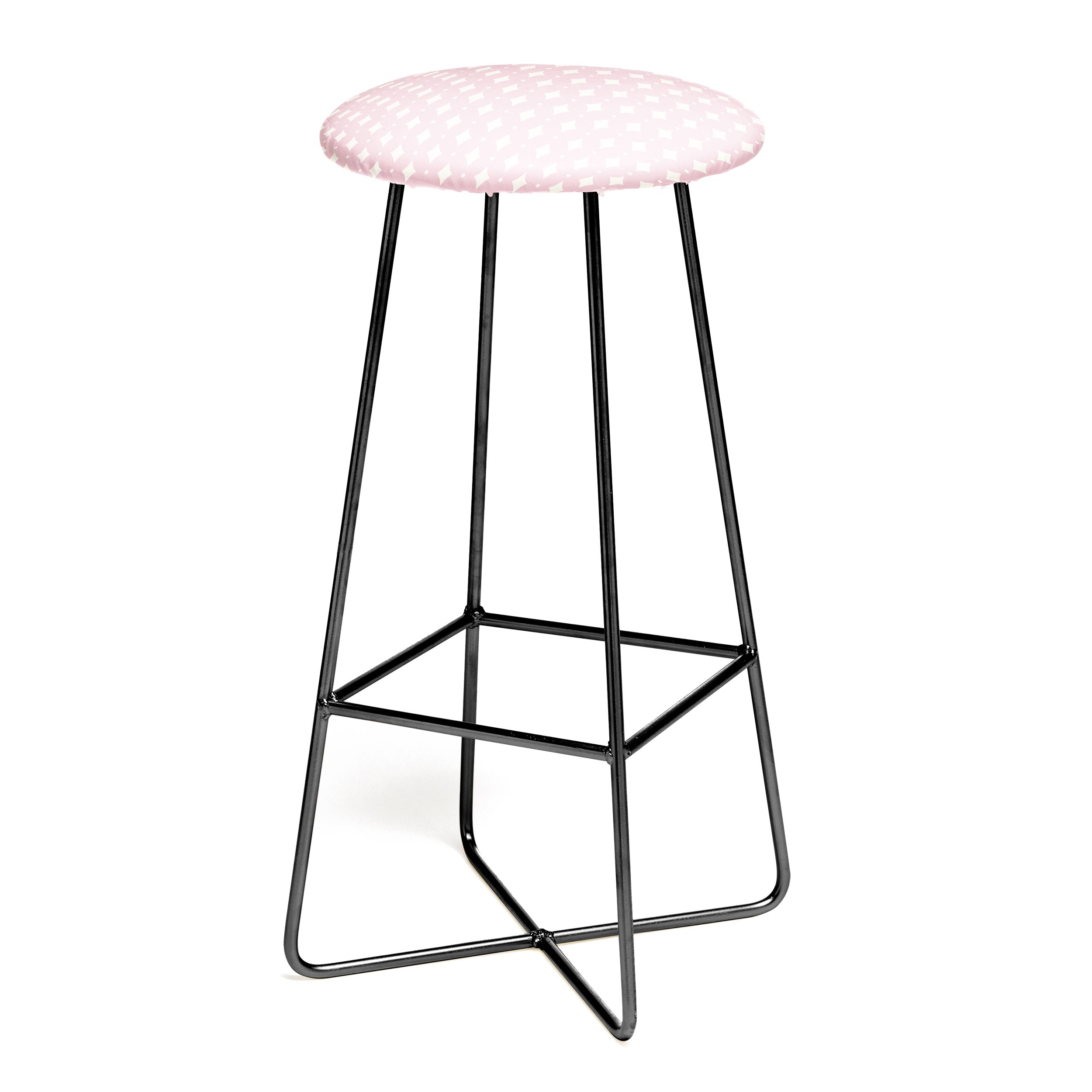 Colour Poems Vintage Jewels Blush Pink Bar Stool