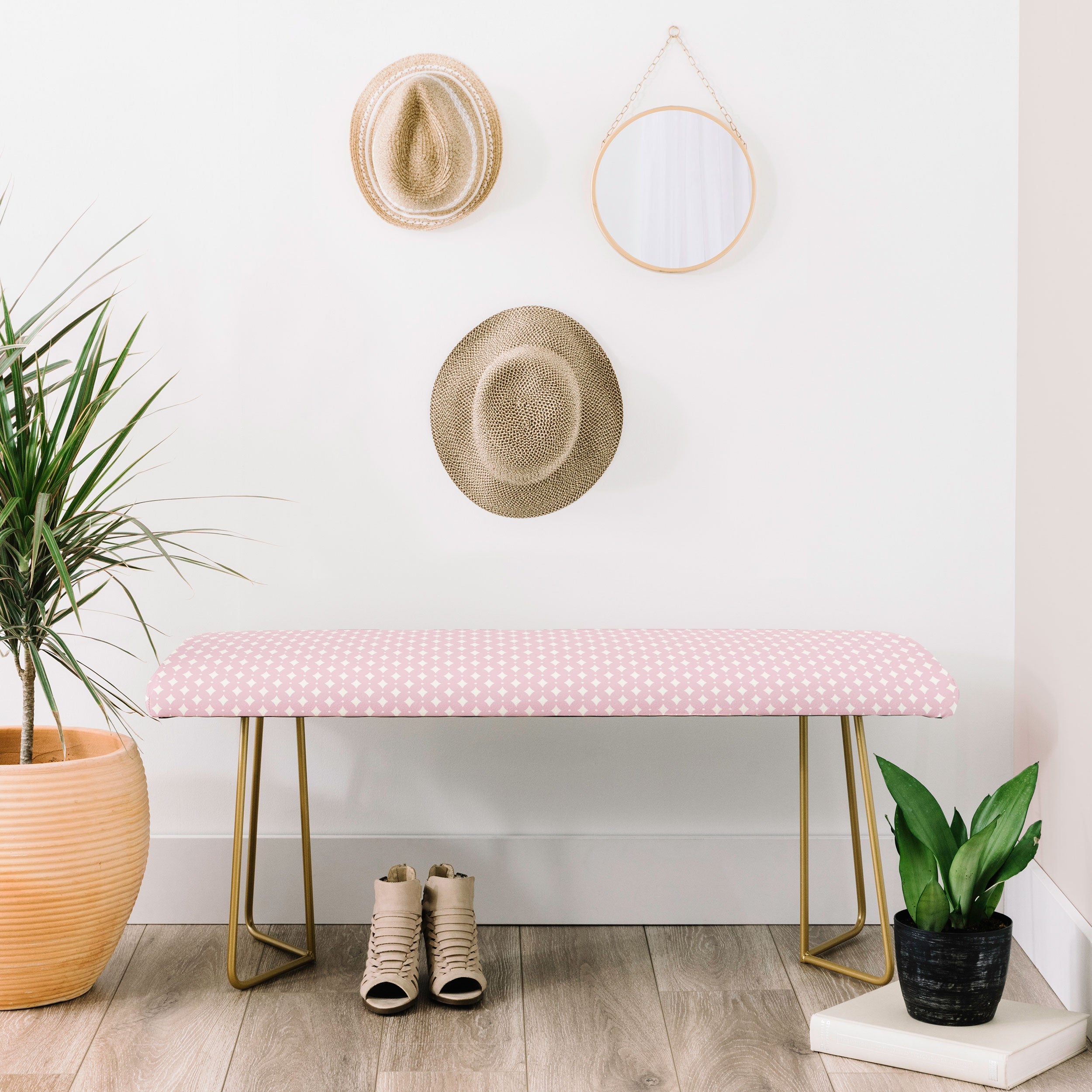 Colour Poems Vintage Jewels Blush Pink Bench