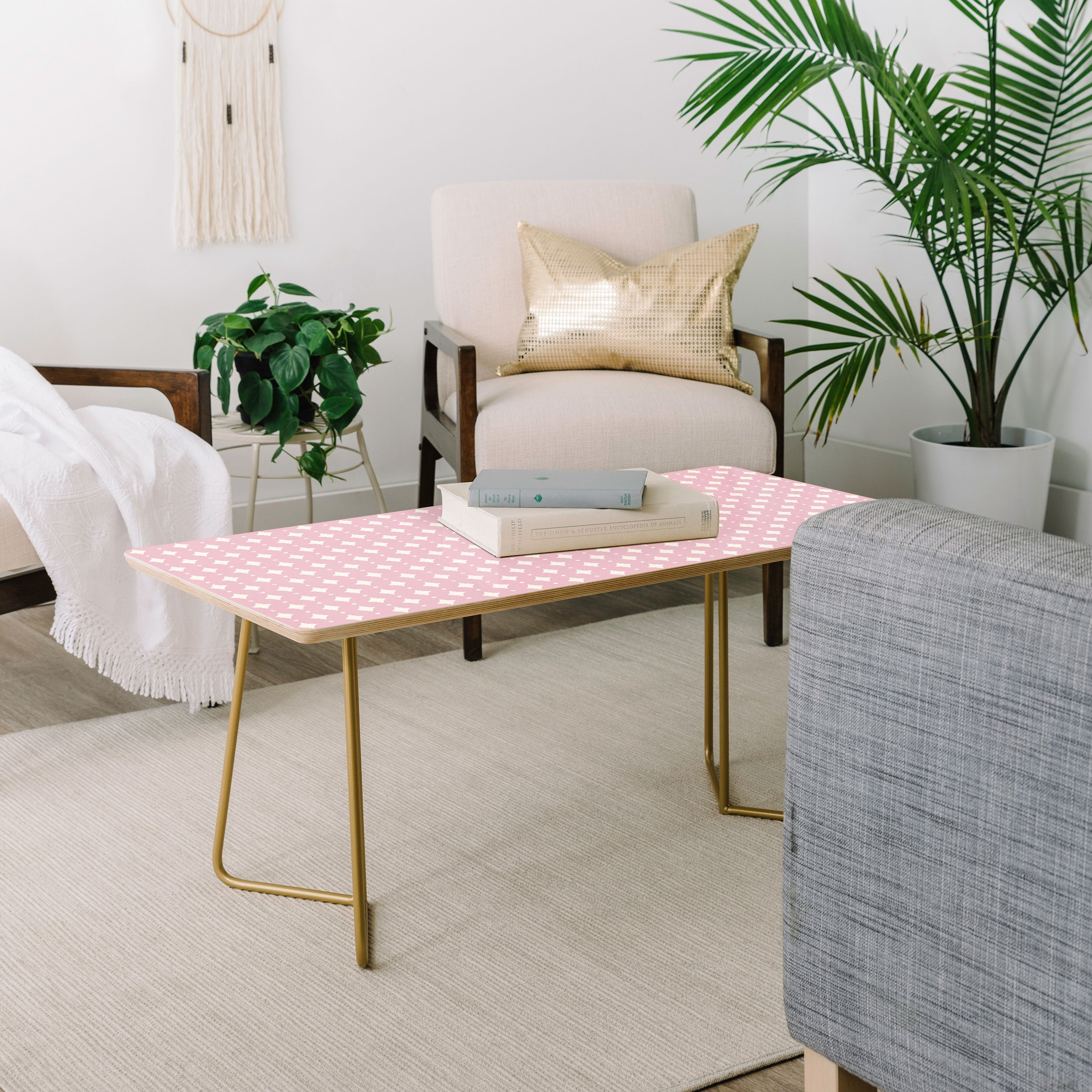 Colour Poems Vintage Jewels Blush Pink Coffee Table