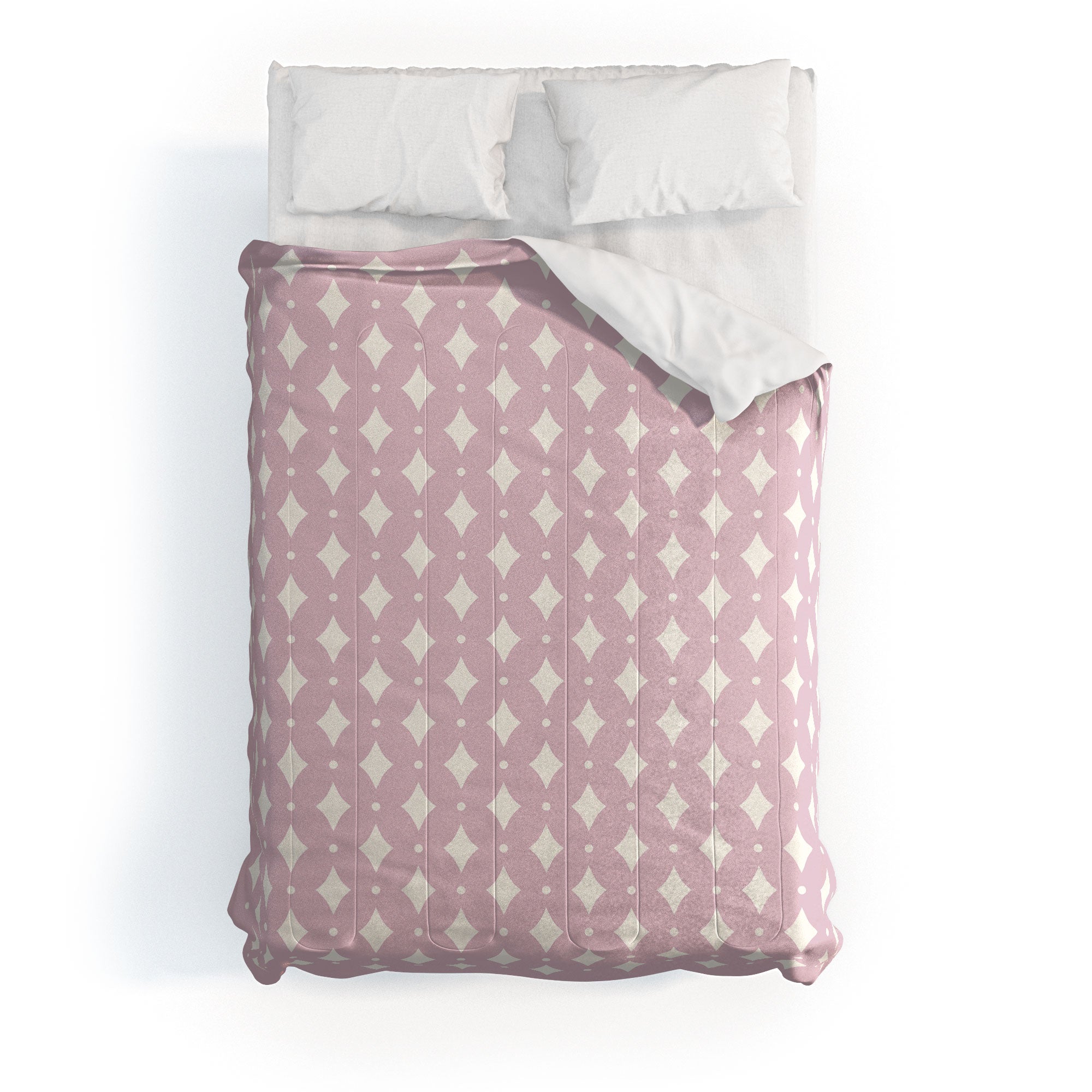 Colour Poems Vintage Jewels Blush Pink Comforter