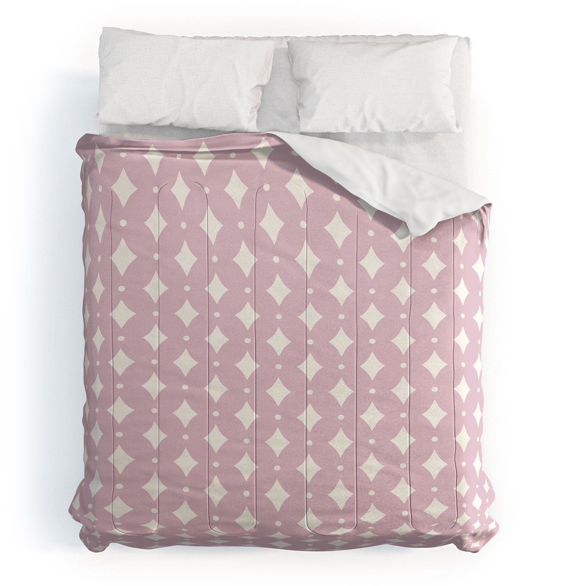Colour Poems Vintage Jewels Blush Pink Comforter