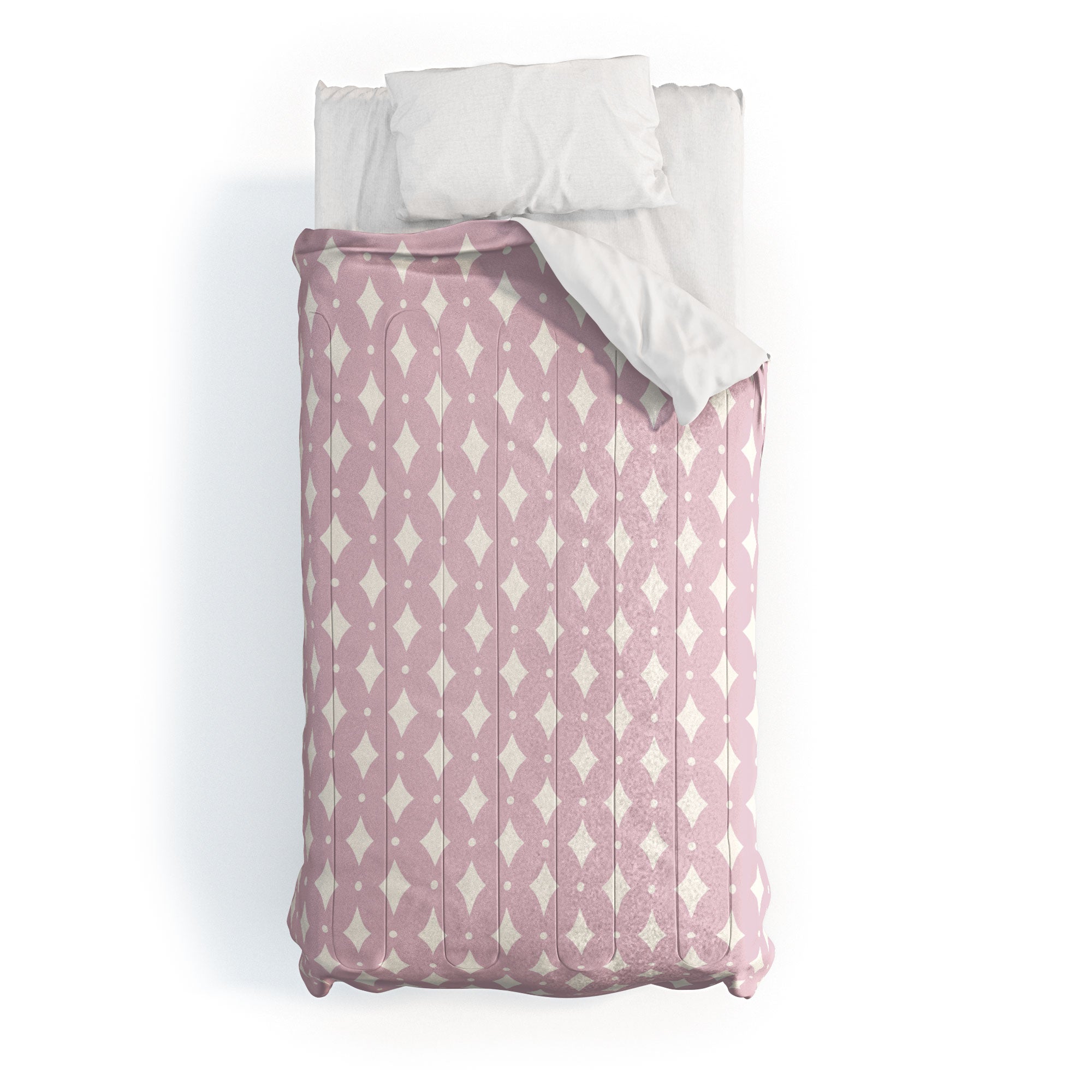 Colour Poems Vintage Jewels Blush Pink Comforter