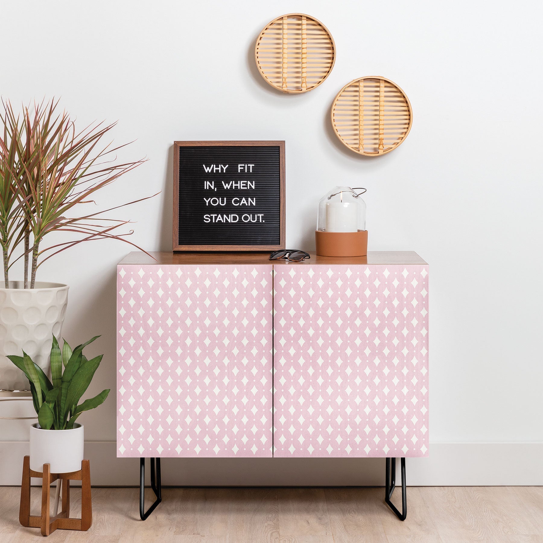 Colour Poems Vintage Jewels Blush Pink Credenza