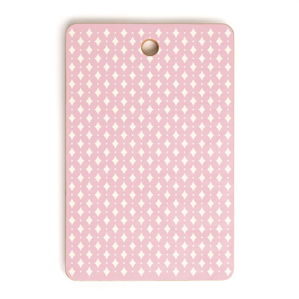 Colour Poems Vintage Jewels Blush Pink Cutting Board Rectangle