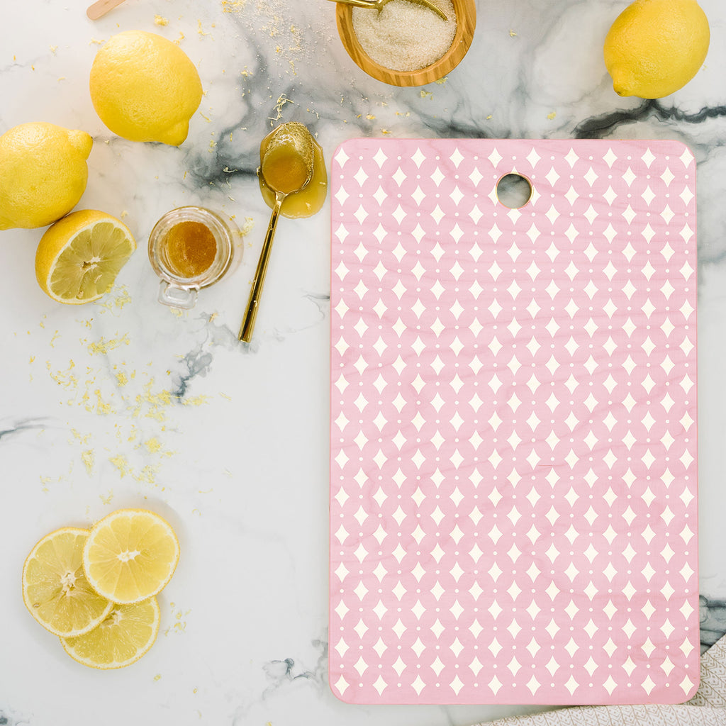 Colour Poems Vintage Jewels Blush Pink Cutting Board Rectangle