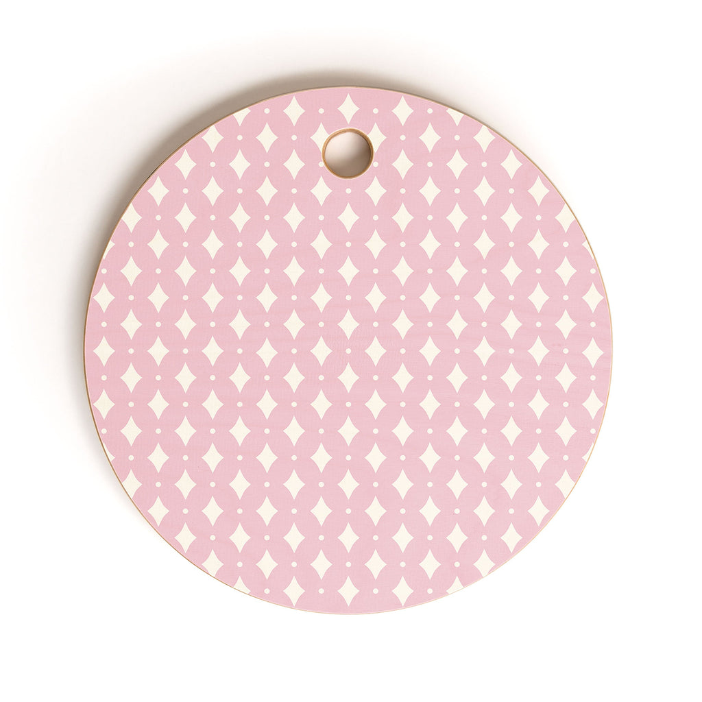 Colour Poems Vintage Jewels Blush Pink Cutting Board Round