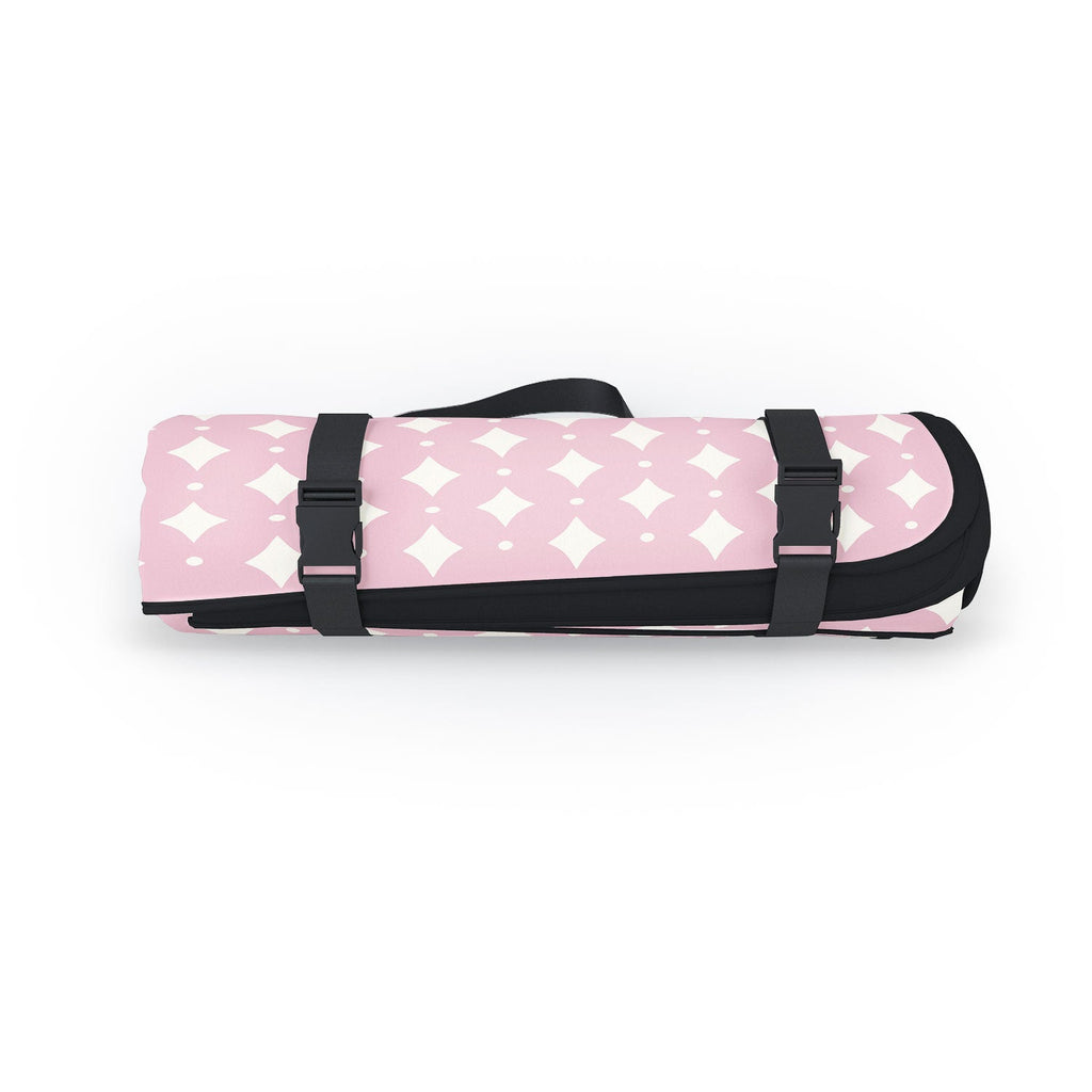 Colour Poems Vintage Jewels Blush Pink Picnic Blanket