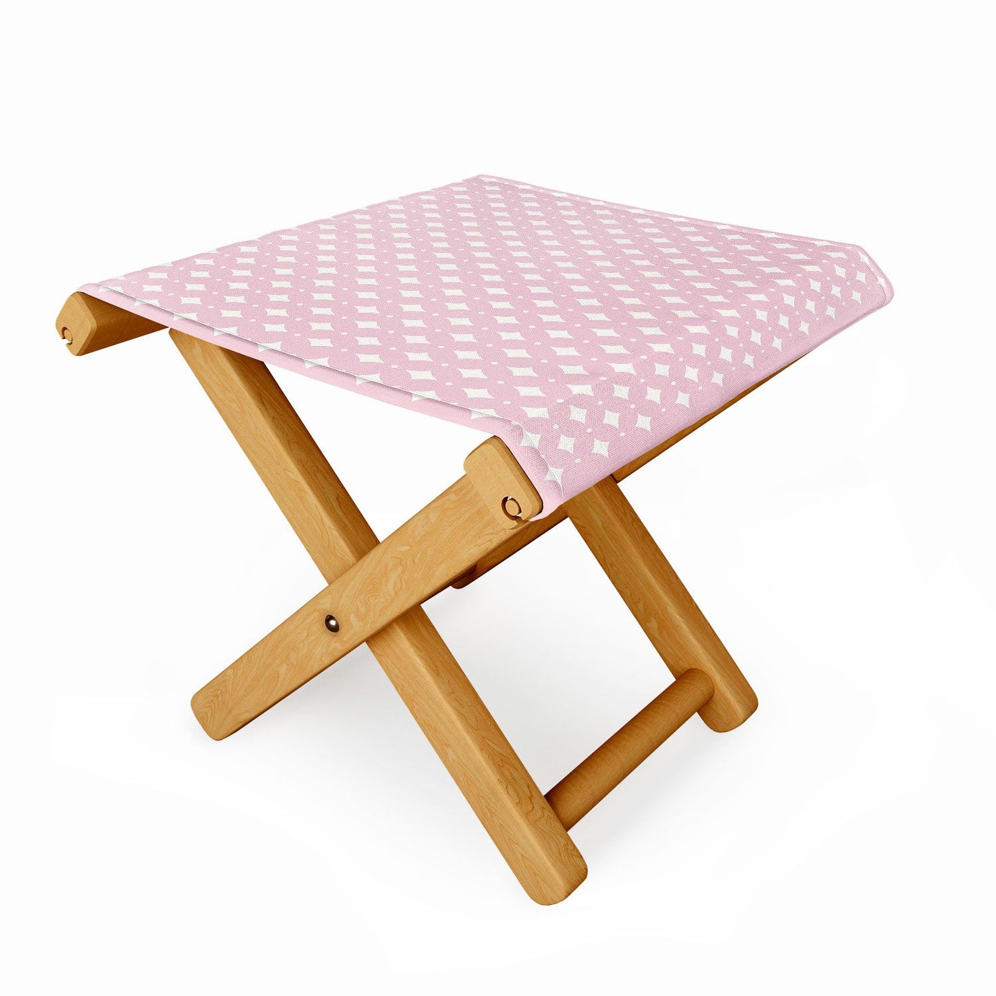 Colour Poems Vintage Jewels Blush Pink Folding Stool