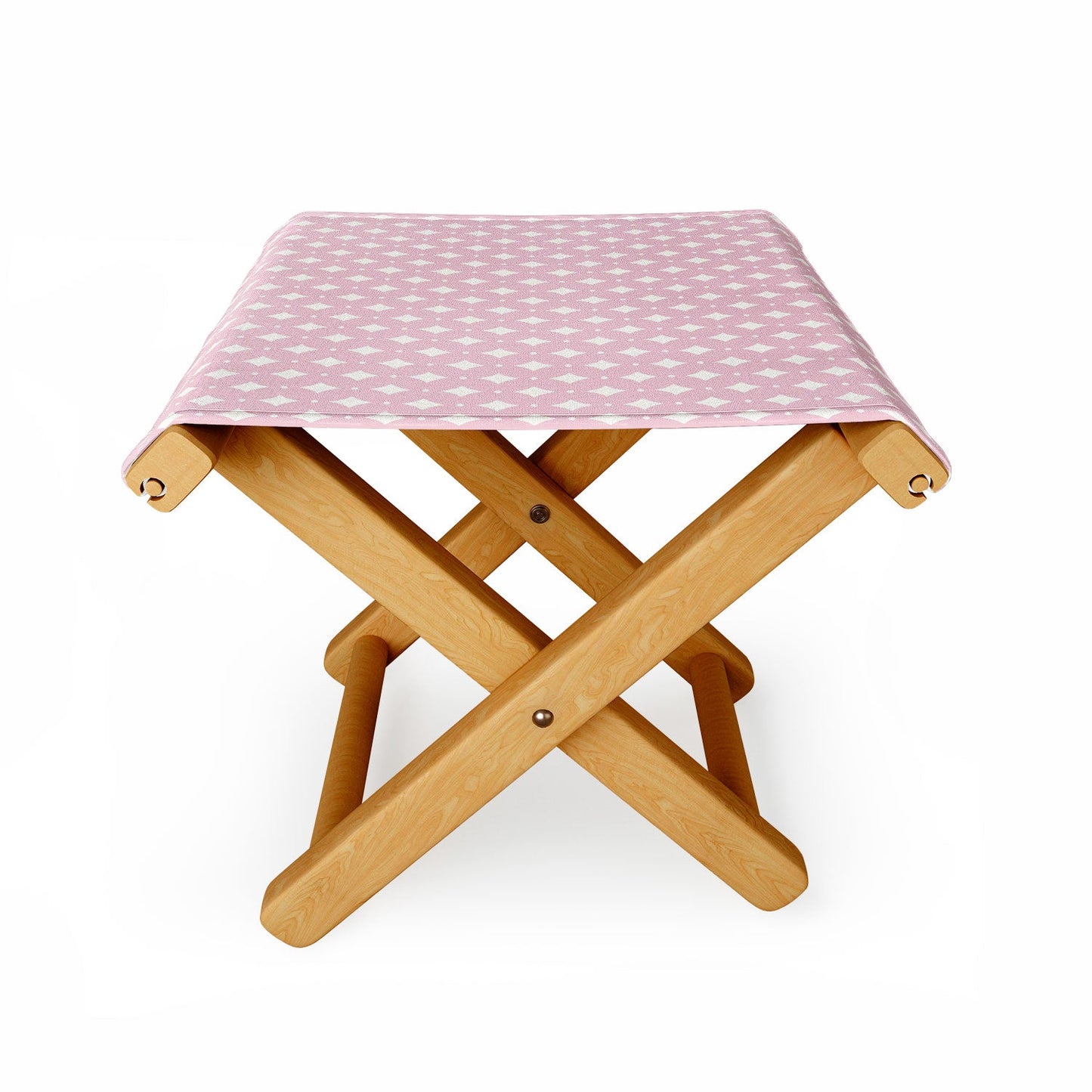 Colour Poems Vintage Jewels Blush Pink Folding Stool