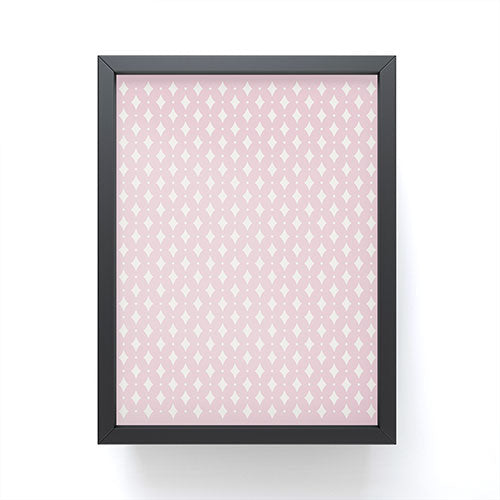 Colour Poems Vintage Jewels Blush Pink Framed Mini Art Print