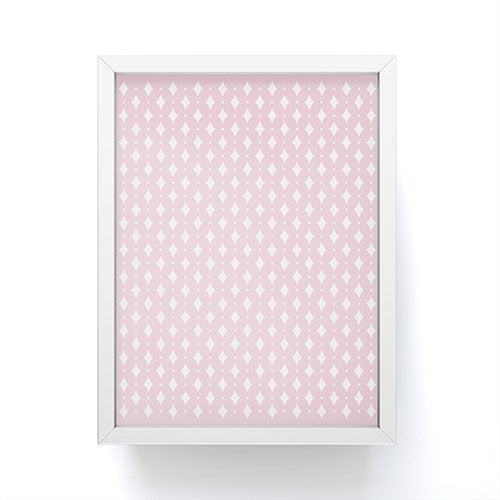 Colour Poems Vintage Jewels Blush Pink Framed Mini Art Print