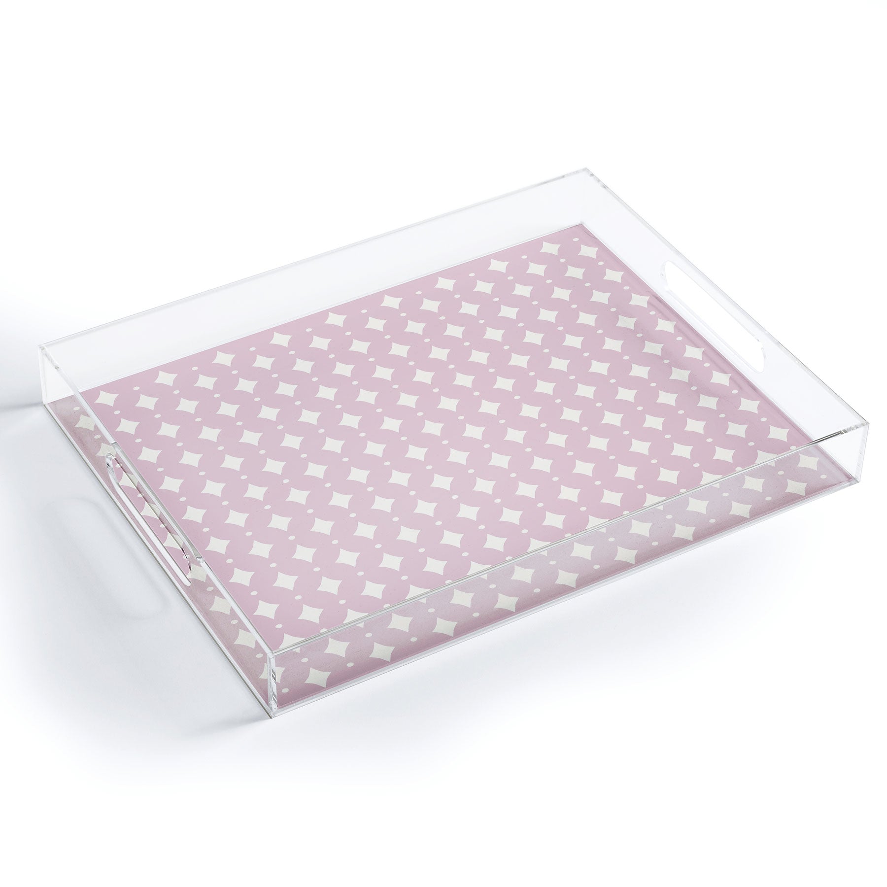 Colour Poems Vintage Jewels Blush Pink Acrylic Tray