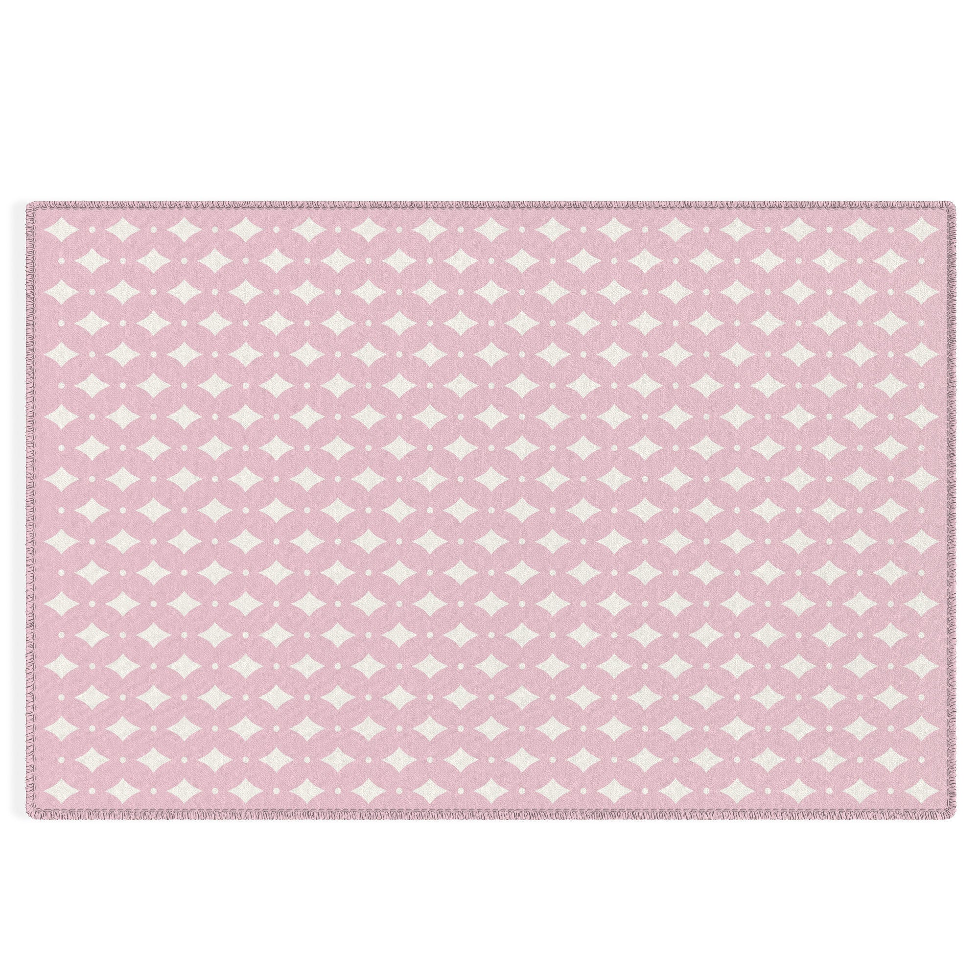 Colour Poems Vintage Jewels Blush Pink Outdoor Rug
