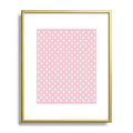 Colour Poems Vintage Jewels Blush Pink Metal Framed Art Print