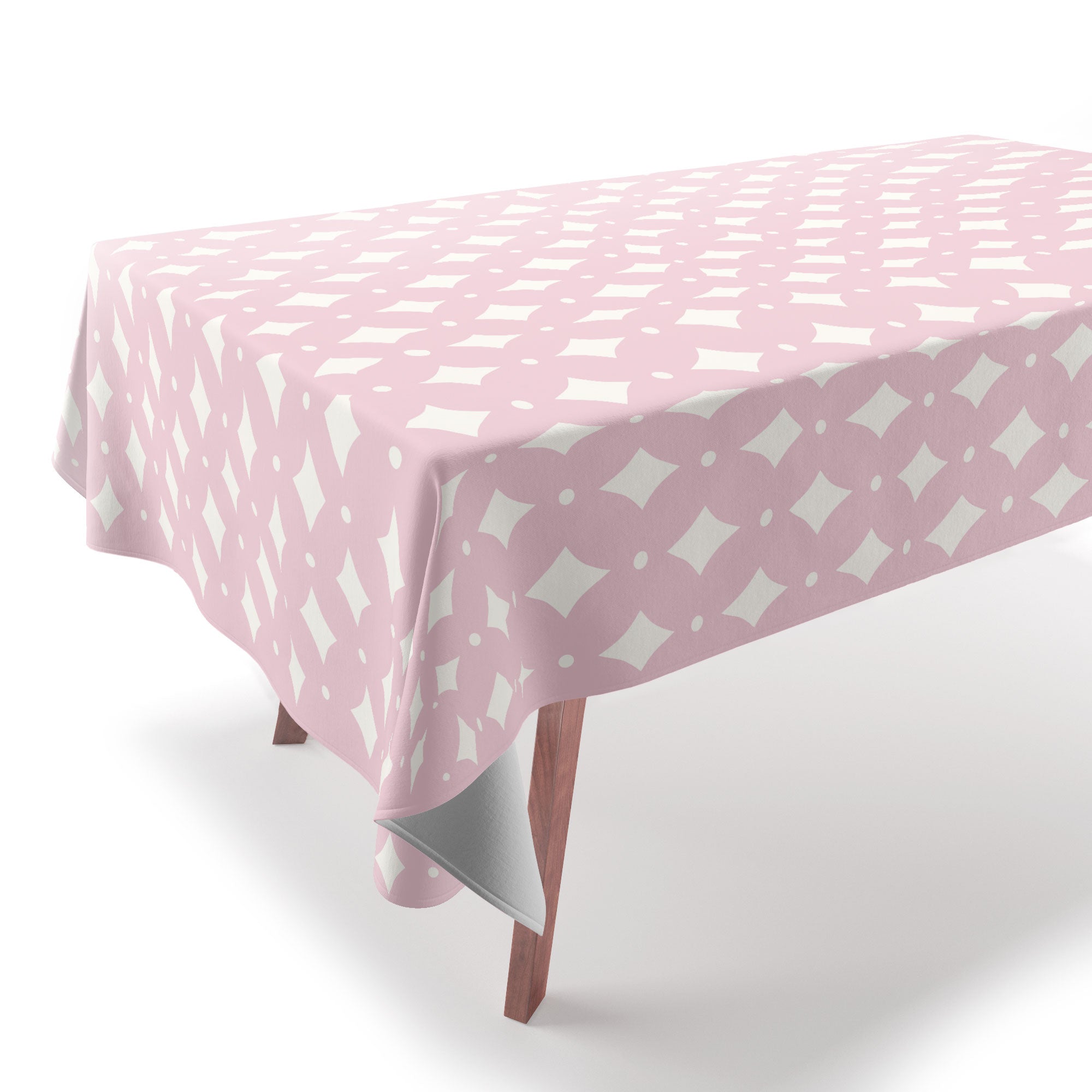 Colour Poems Vintage Jewels Blush Pink Tablecloth