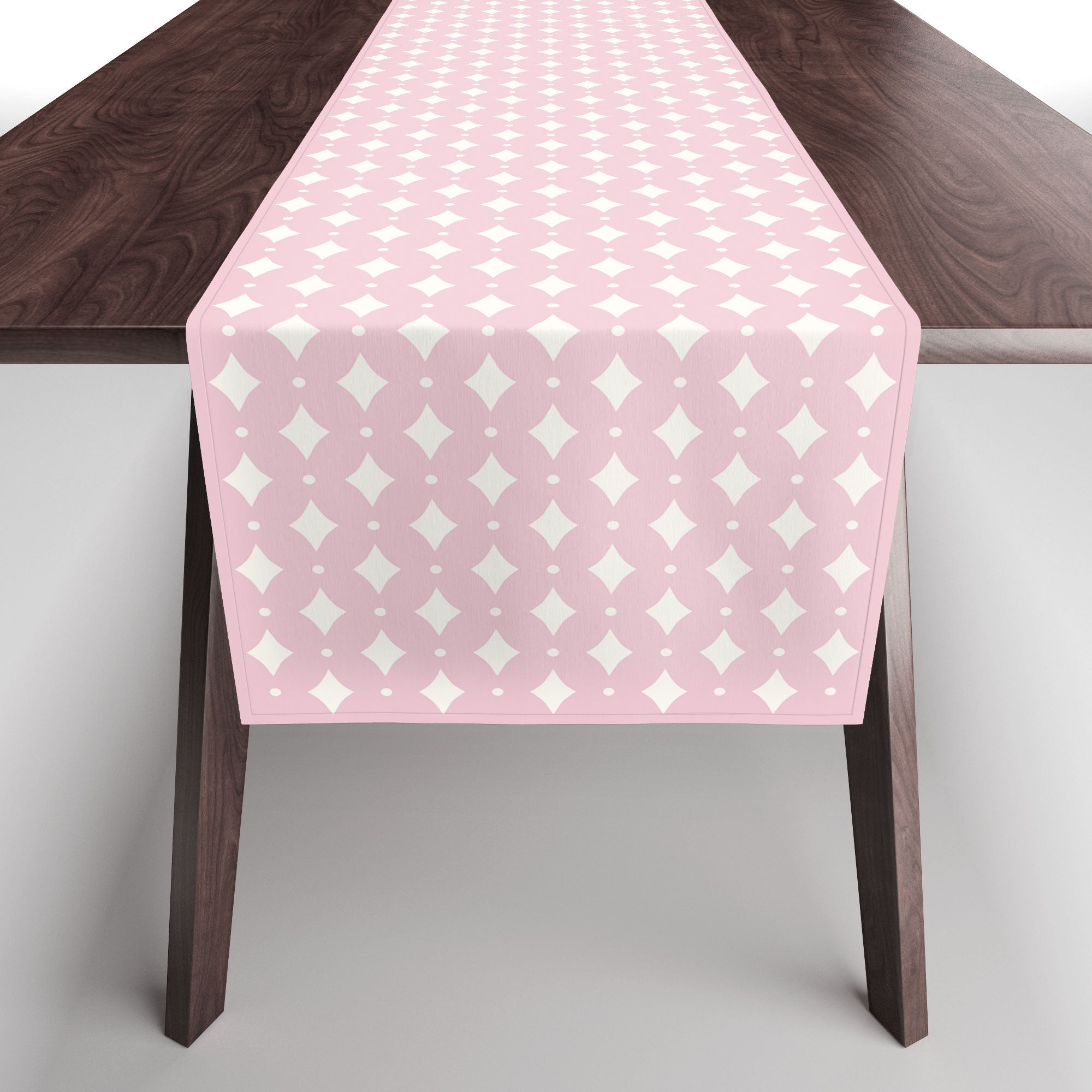Colour Poems Vintage Jewels Blush Pink Table Runner