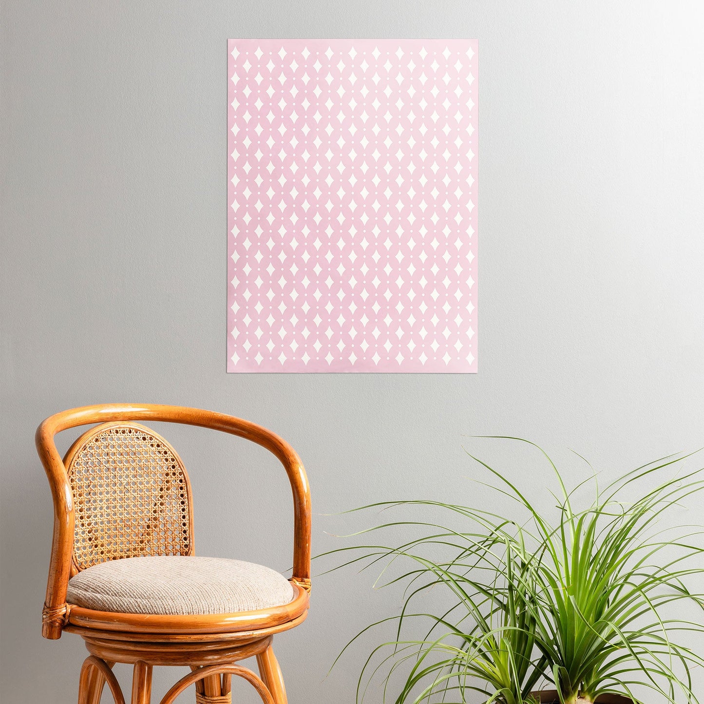 Colour Poems Vintage Jewels Blush Pink Poster