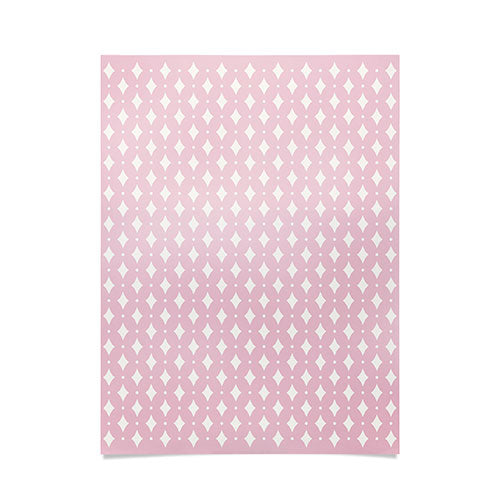 Colour Poems Vintage Jewels Blush Pink Poster