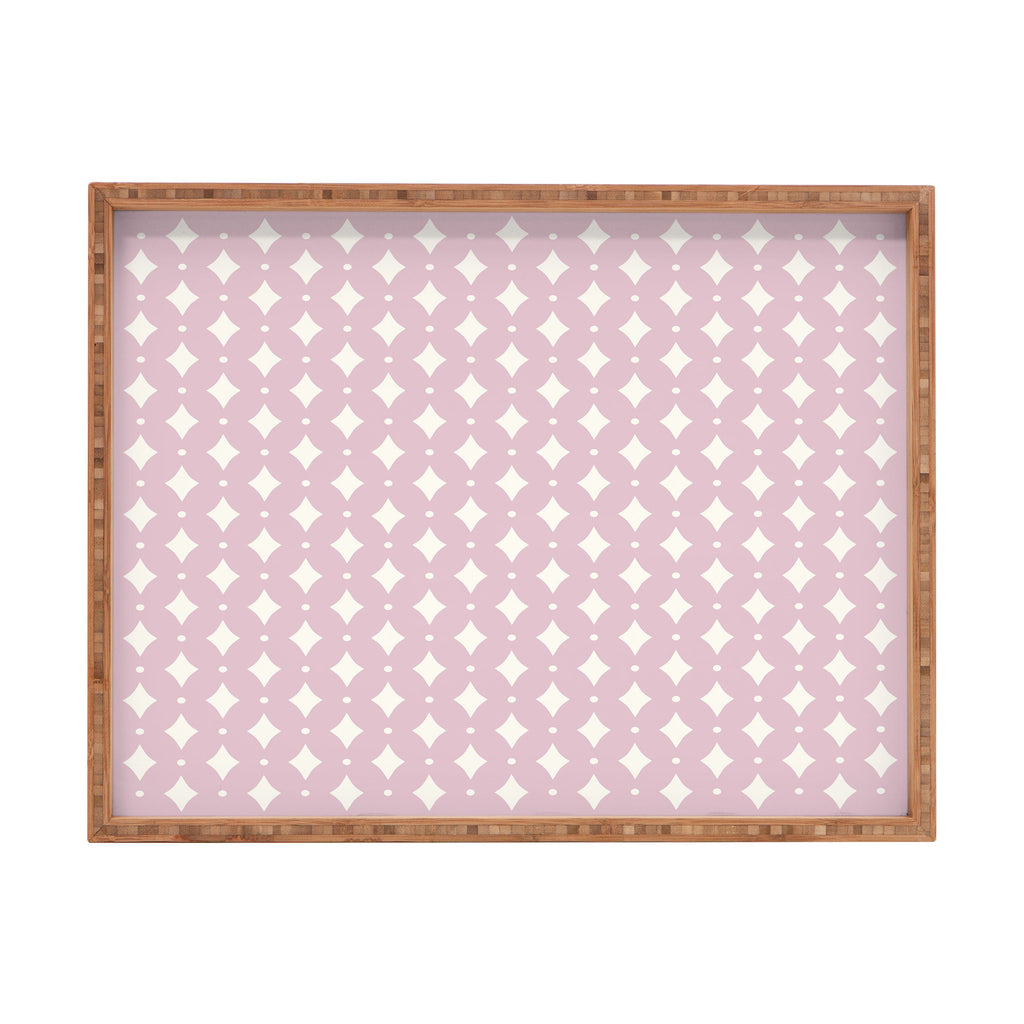 Colour Poems Vintage Jewels Blush Pink Rectangular Tray
