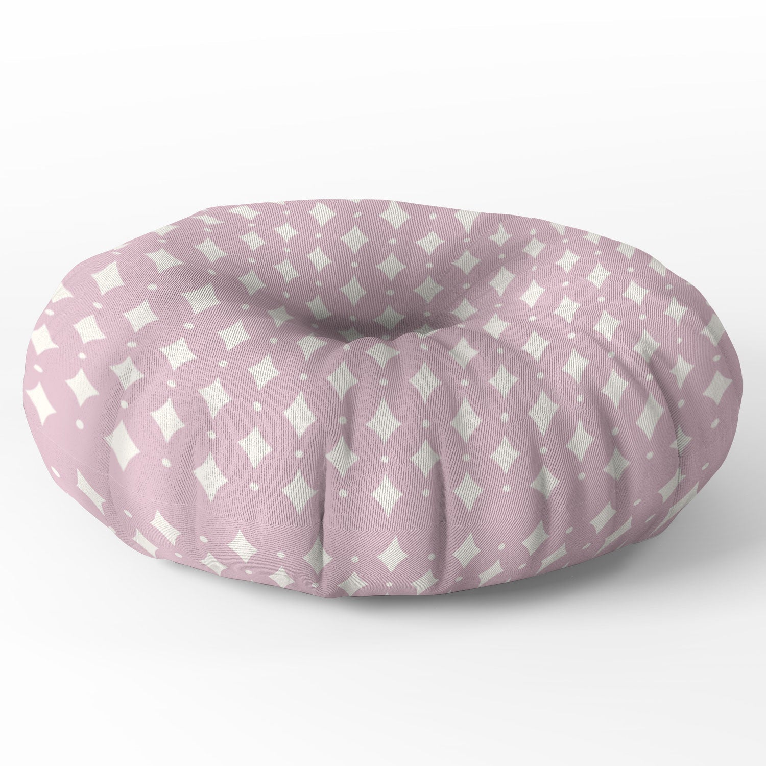 Colour Poems Vintage Jewels Blush Pink Floor Pillow Round