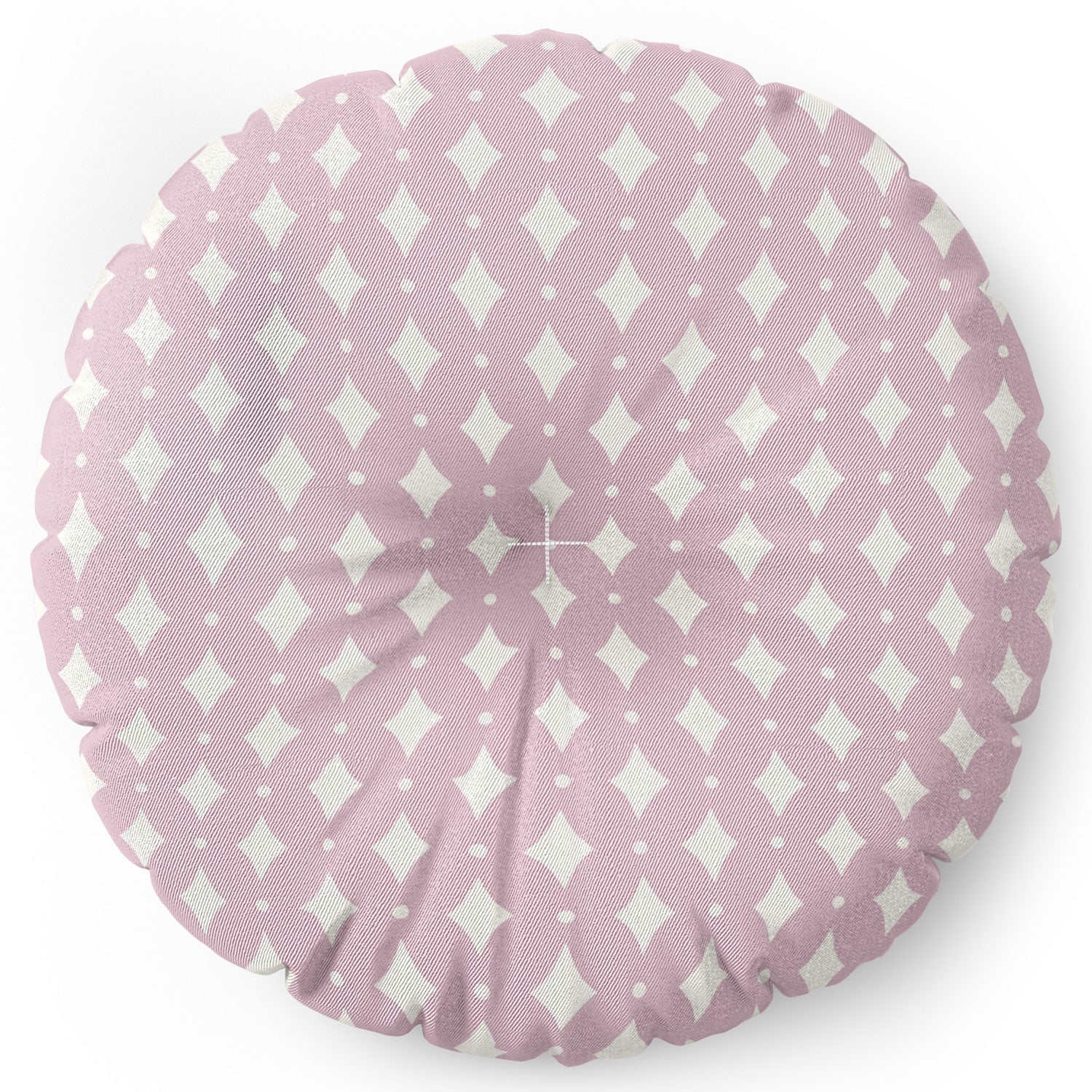 Colour Poems Vintage Jewels Blush Pink Floor Pillow Round