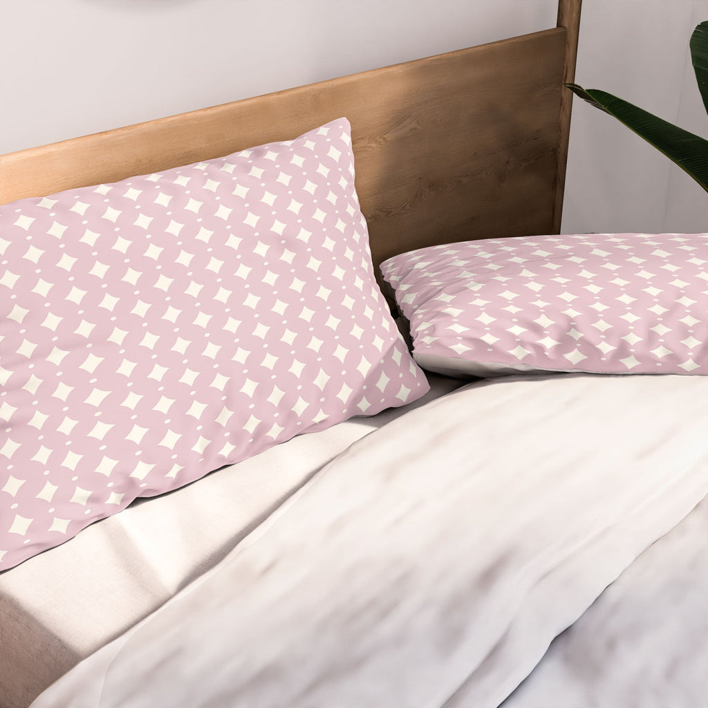 Colour Poems Vintage Jewels Blush Pink Pillow Shams