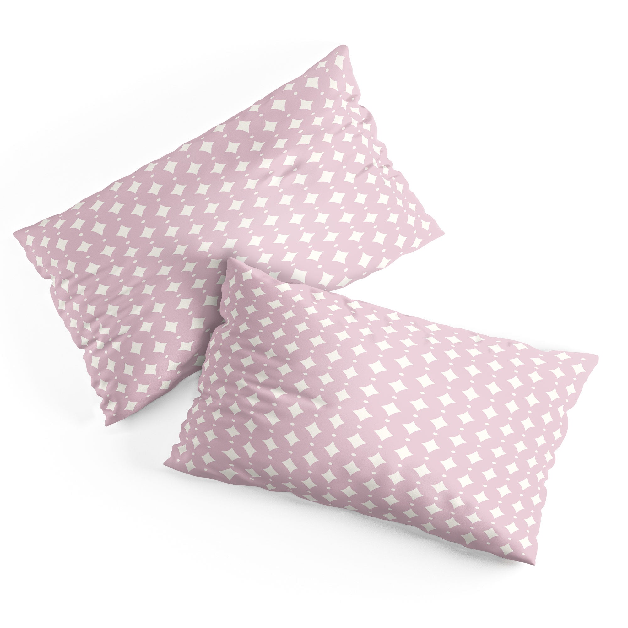 Colour Poems Vintage Jewels Blush Pink Pillow Shams