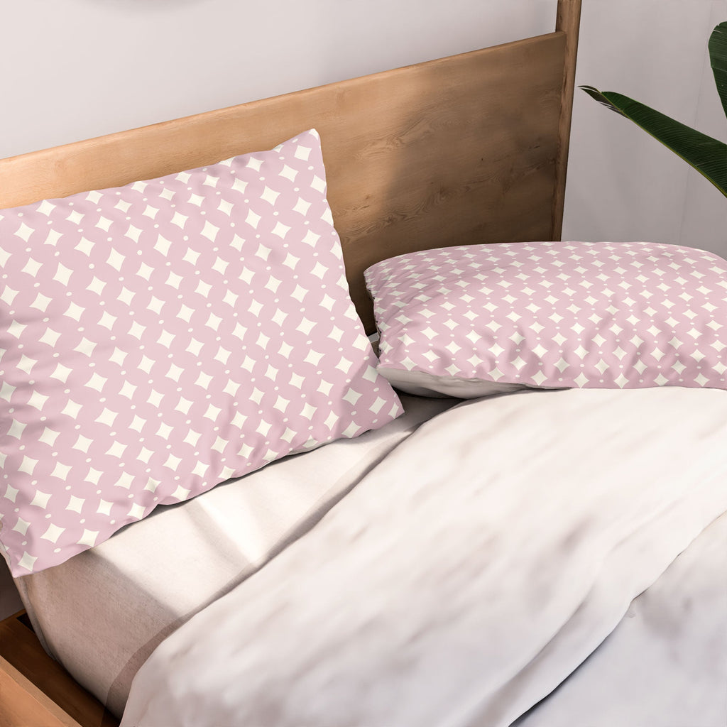 Colour Poems Vintage Jewels Blush Pink Pillow Shams
