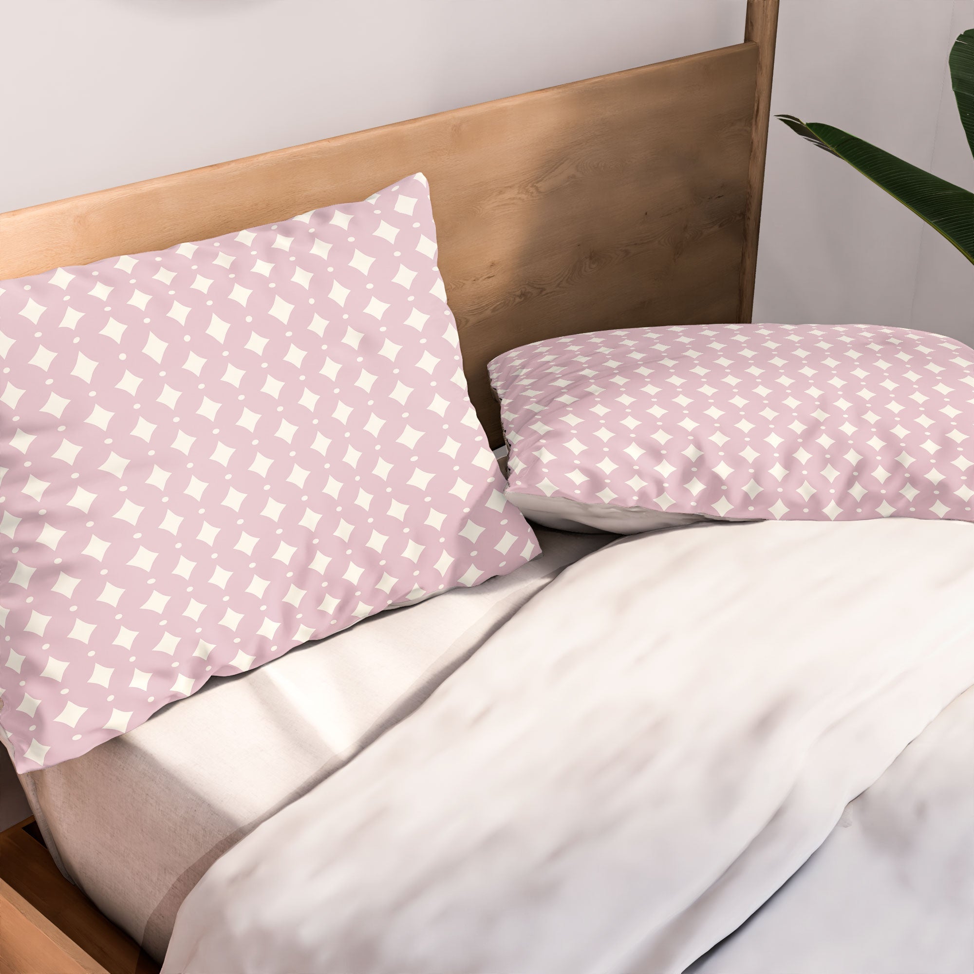 Colour Poems Vintage Jewels Blush Pink Pillow Shams