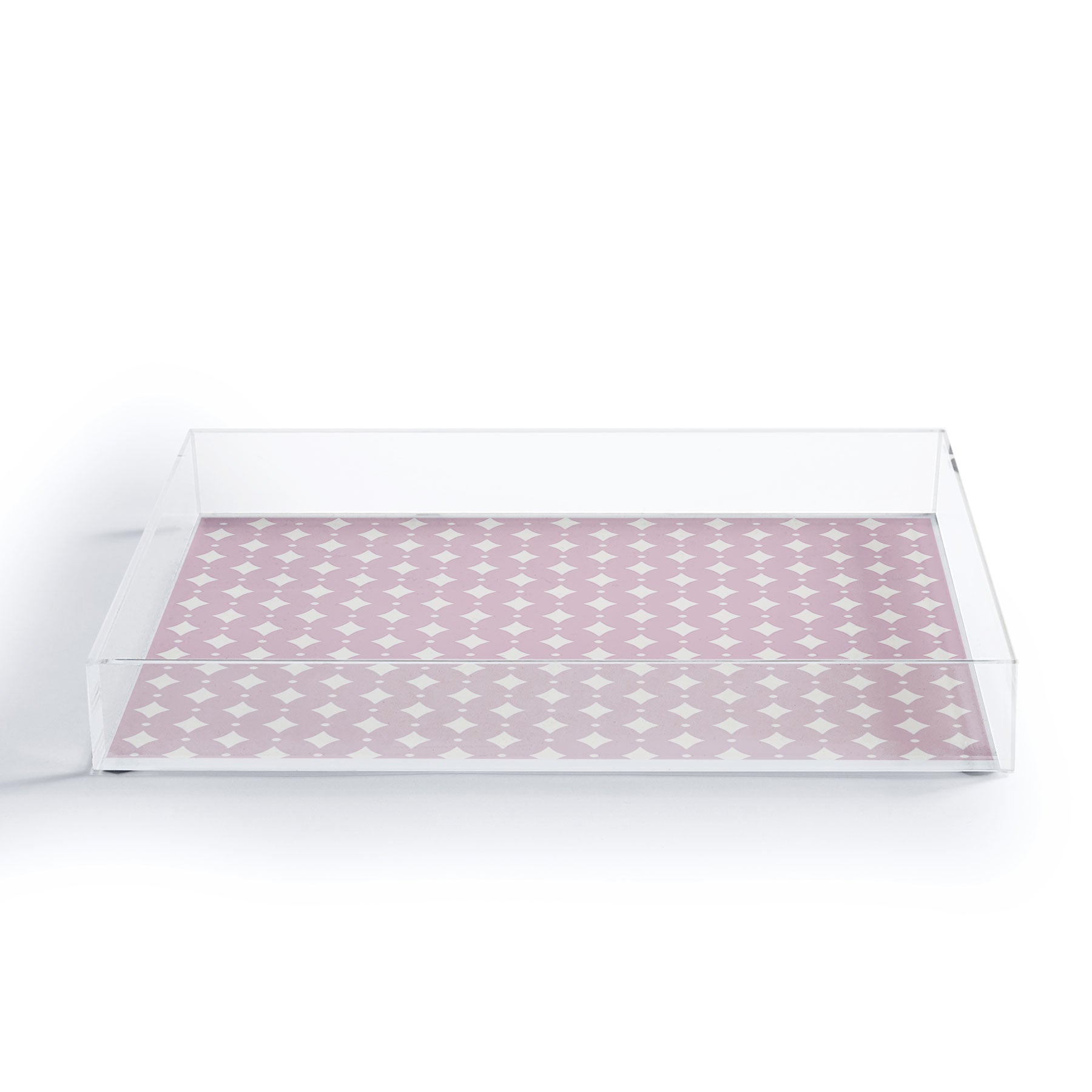 Colour Poems Vintage Jewels Blush Pink Acrylic Tray