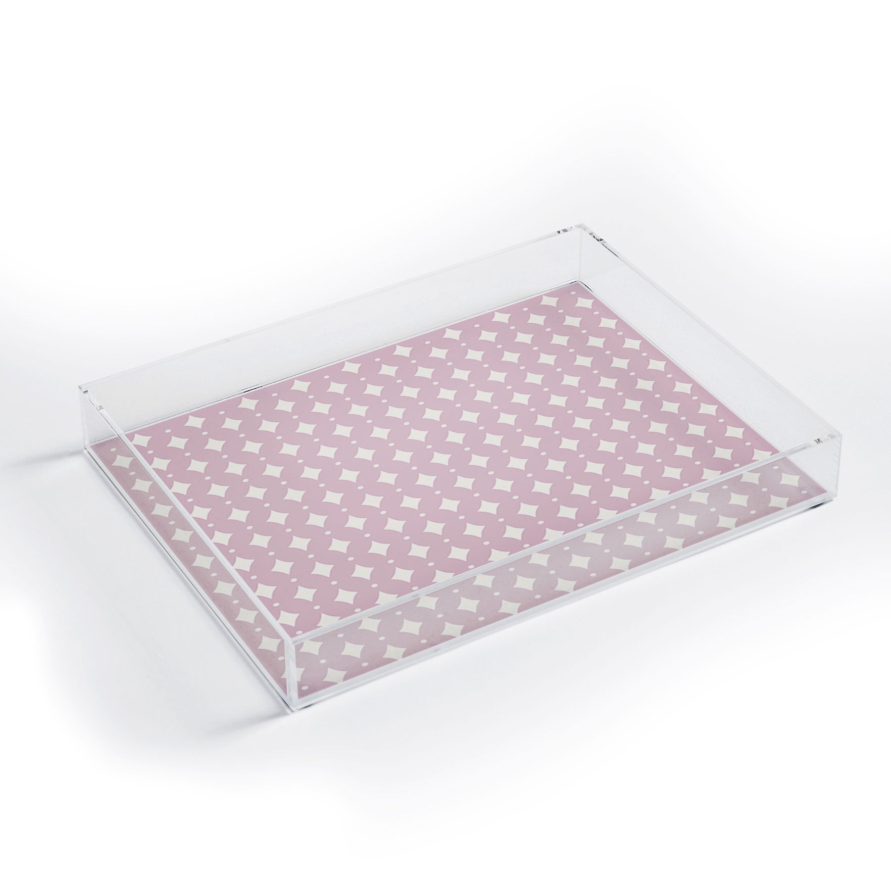 Colour Poems Vintage Jewels Blush Pink Acrylic Tray