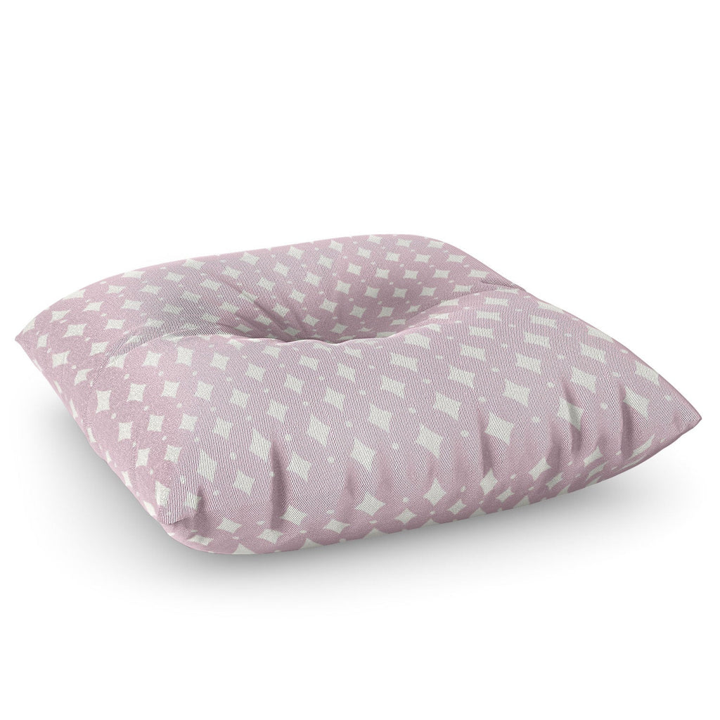 Colour Poems Vintage Jewels Blush Pink Floor Pillow Square