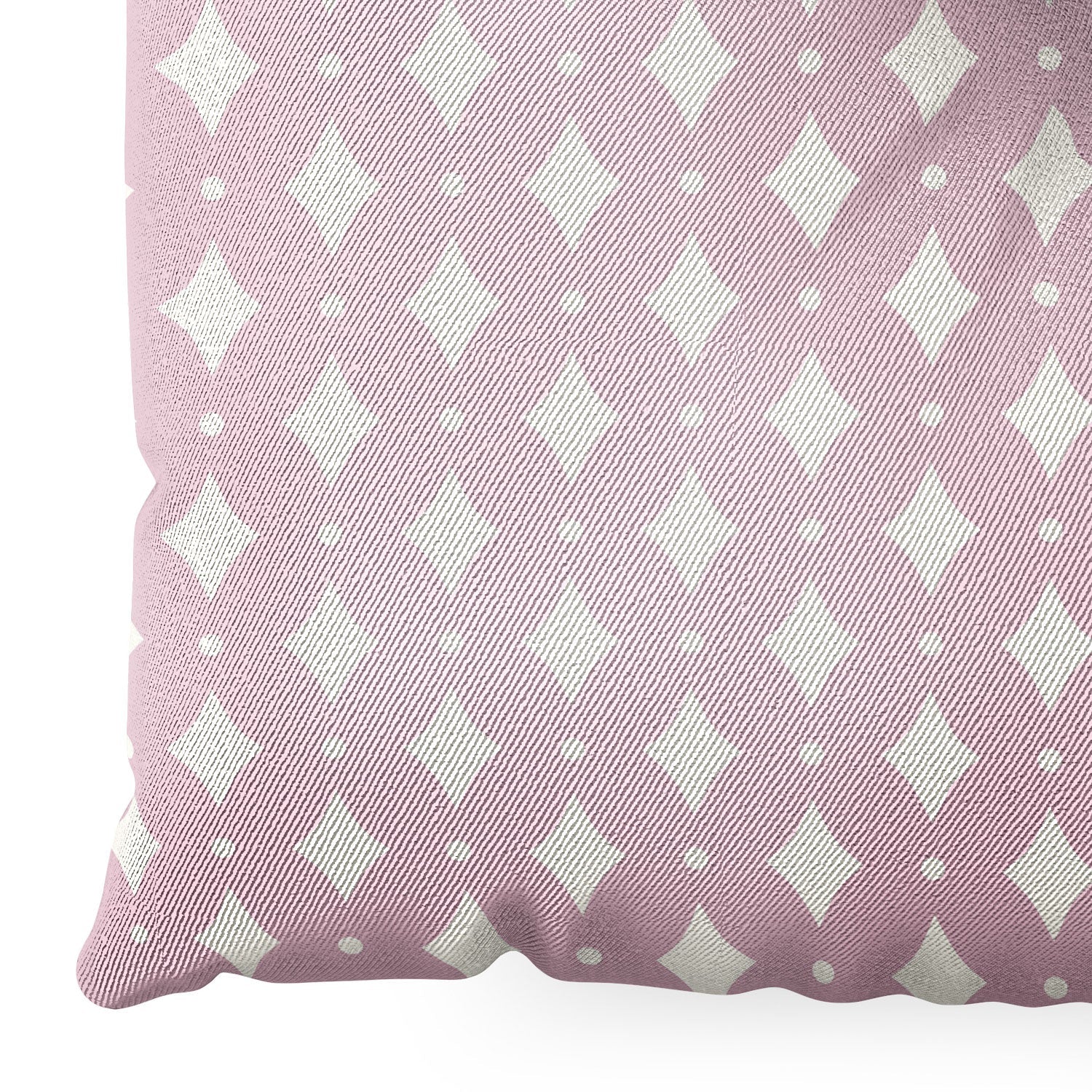 Colour Poems Vintage Jewels Blush Pink Floor Pillow Square