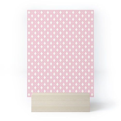 Colour Poems Vintage Jewels Blush Pink Mini Art Print