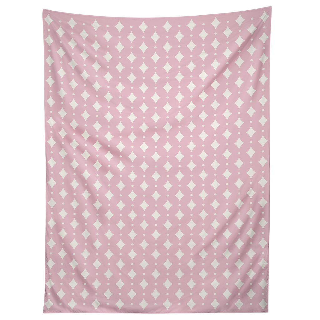 Colour Poems Vintage Jewels Blush Pink Tapestry
