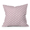 Colour Poems Vintage Jewels Blush Pink Outdoor Throw Pillow