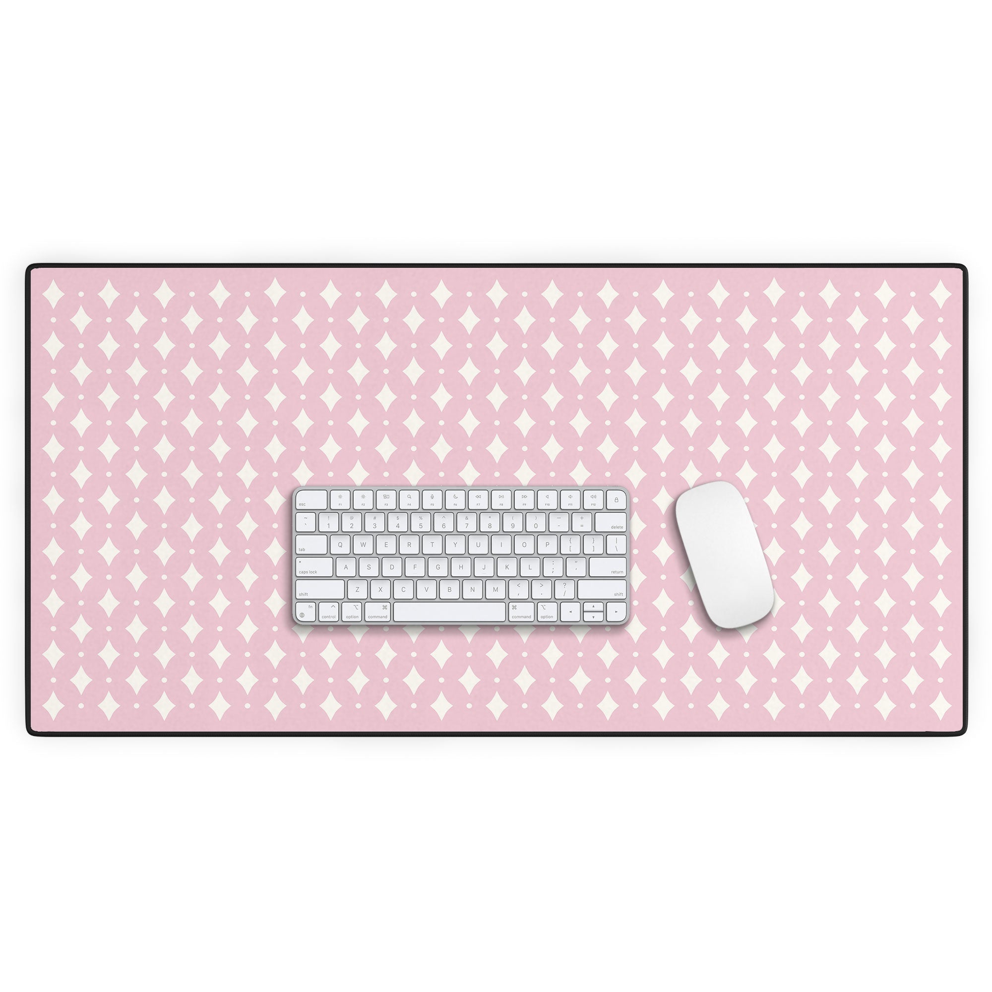 Colour Poems Vintage Jewels Blush Pink Desk Mat