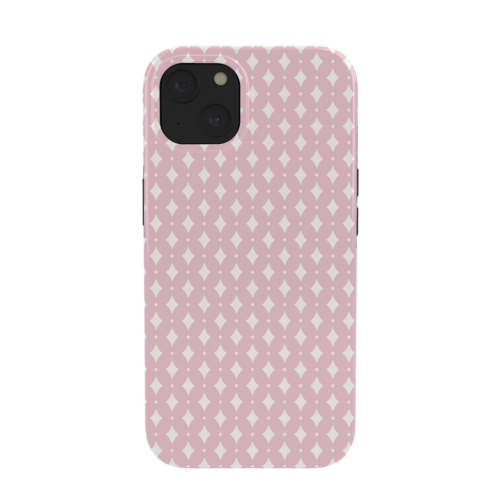 Colour Poems Vintage Jewels Blush Pink Phone Case