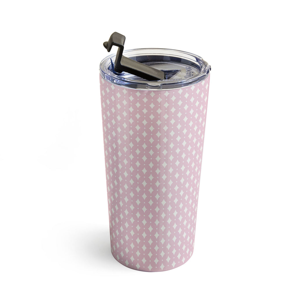 Colour Poems Vintage Jewels Blush Pink Travel Mug