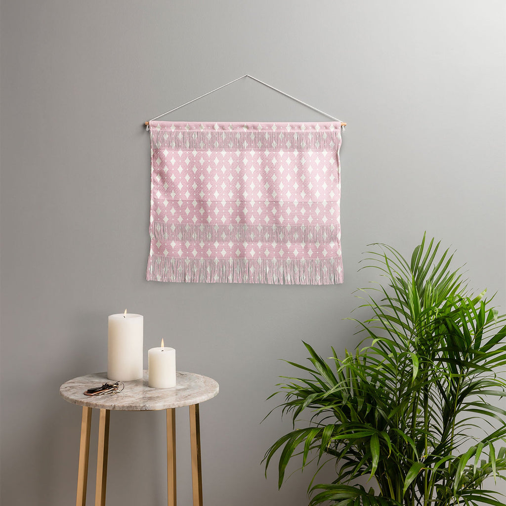 Colour Poems Vintage Jewels Blush Pink Wall Hanging Landscape