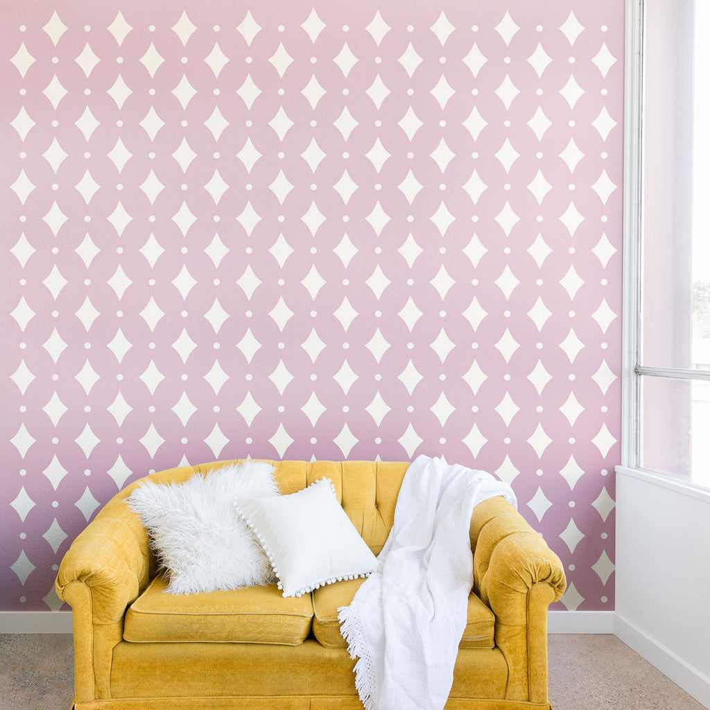 Colour Poems Vintage Jewels Blush Pink Wall Mural