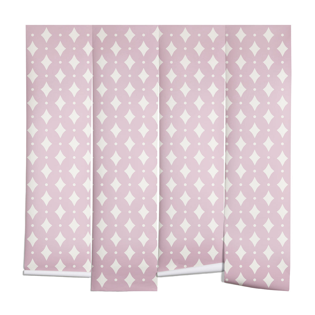 Colour Poems Vintage Jewels Blush Pink Wall Mural