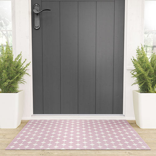 Colour Poems Vintage Jewels Blush Pink Welcome Mat