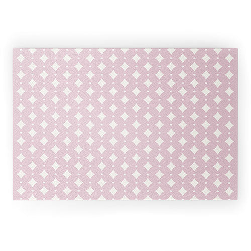 Colour Poems Vintage Jewels Blush Pink Welcome Mat