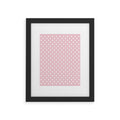 Colour Poems Vintage Jewels Blush Pink Framed Art Print