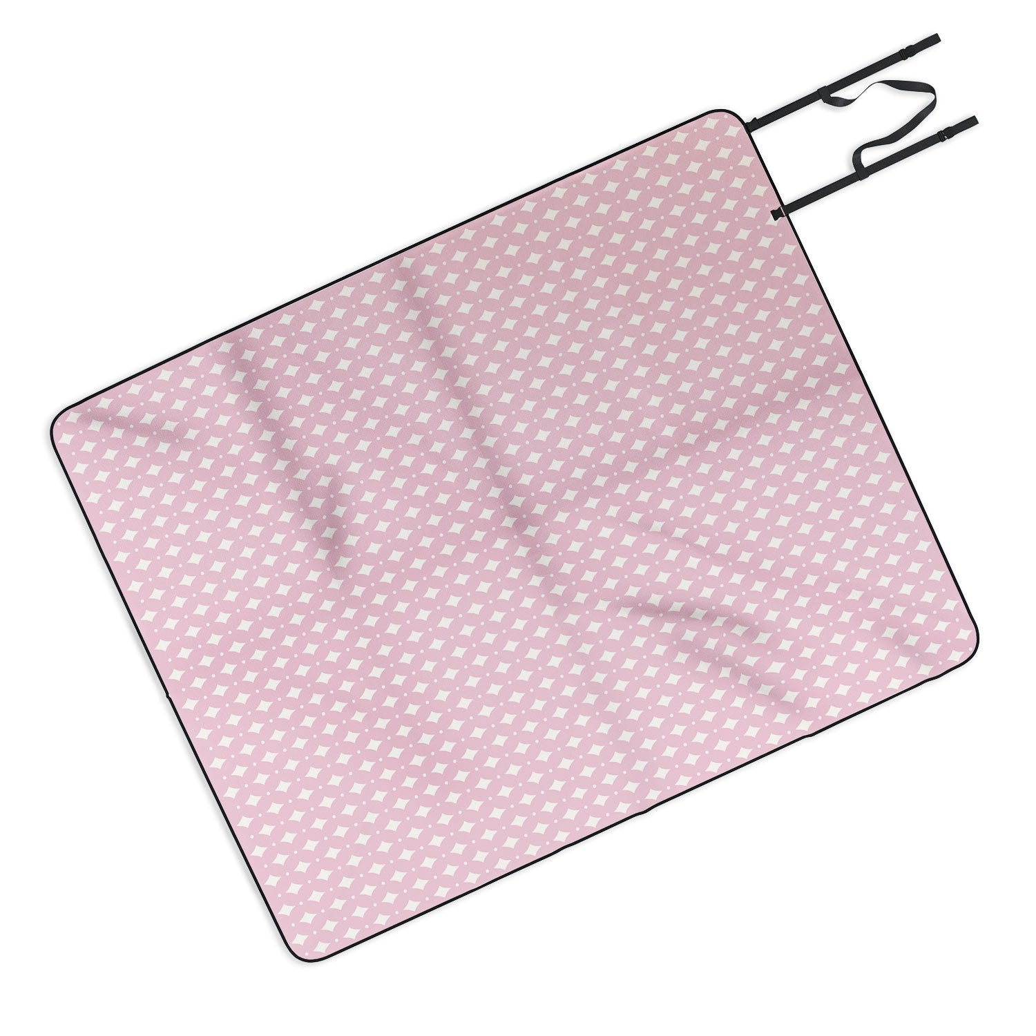 Colour Poems Vintage Jewels Blush Pink Picnic Blanket