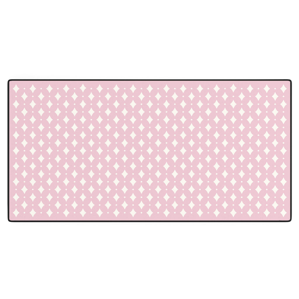 Colour Poems Vintage Jewels Blush Pink Desk Mat
