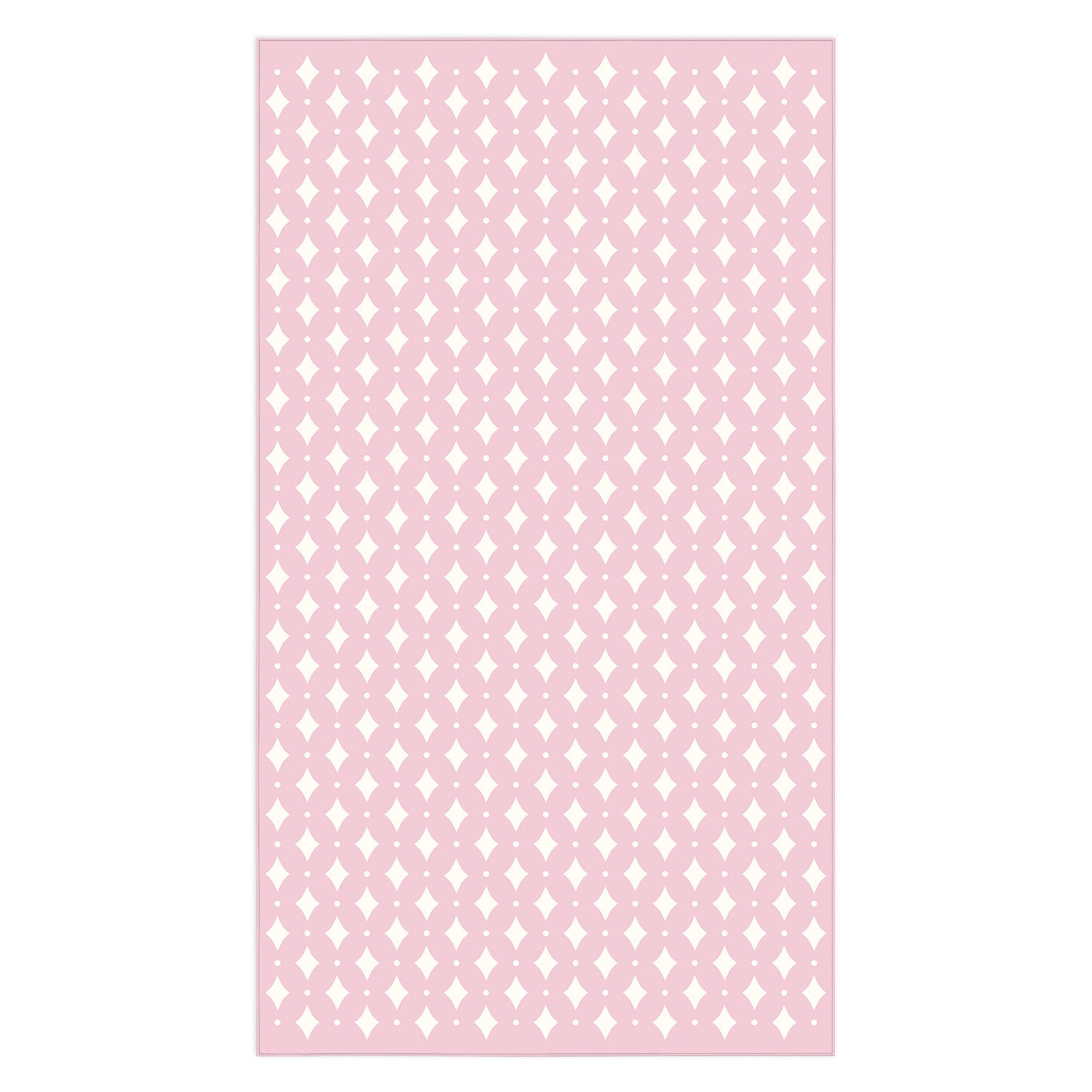 Colour Poems Vintage Jewels Blush Pink Tablecloth