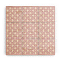 Colour Poems Vintage Jewels Blush Pink Wood Wall Mural