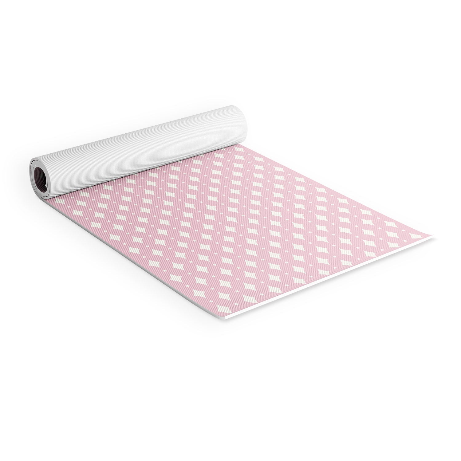 Colour Poems Vintage Jewels Blush Pink Yoga Mat